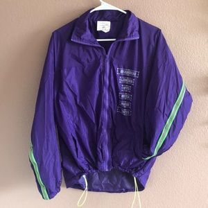vintage y2k unisex reflective windbreaker